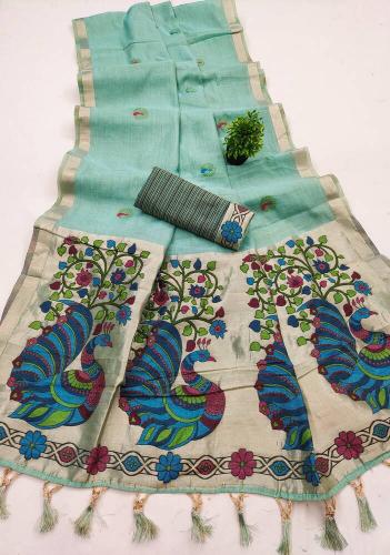 Anupama muga cotton wholesale saree shops in surat